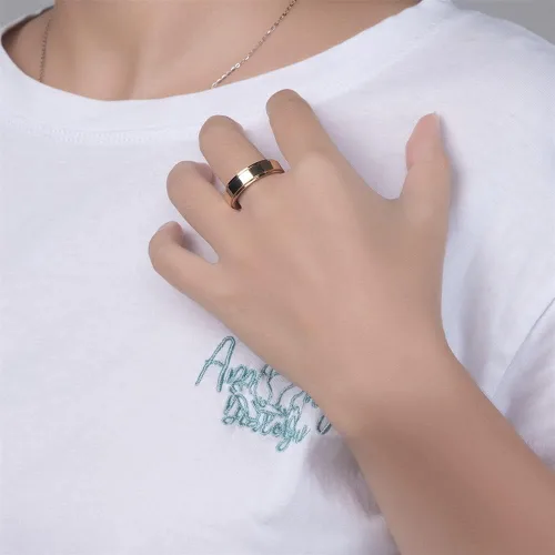 Miniatura 5 de LiFashion Anillos de nudo de bruja giratorios personalizados para hombres y mujeres, anillo de boda grabado con nombre personalizado, anillo