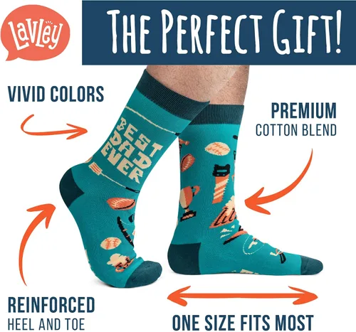 Miniatura 147 de Lavley Calcetines divertidos para adultos, regalos novedosos y rellenos de calcetines para hombres, mujeres y adolescentes, talla única