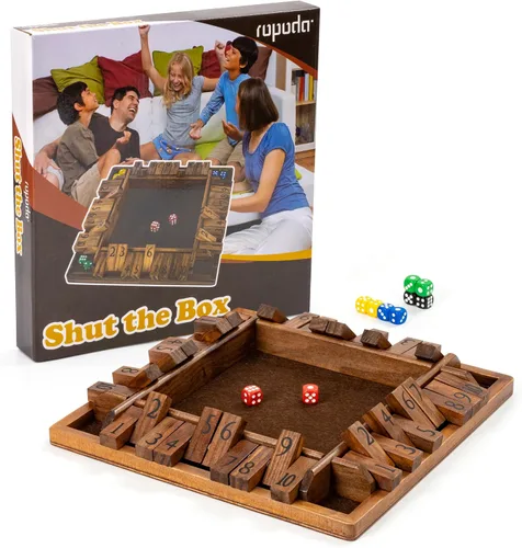 Miniatura 7 de ropoda Juego de mesa de dados de 4 vías de 12 pulgadas (2-4 jugadores) para niños y adultos