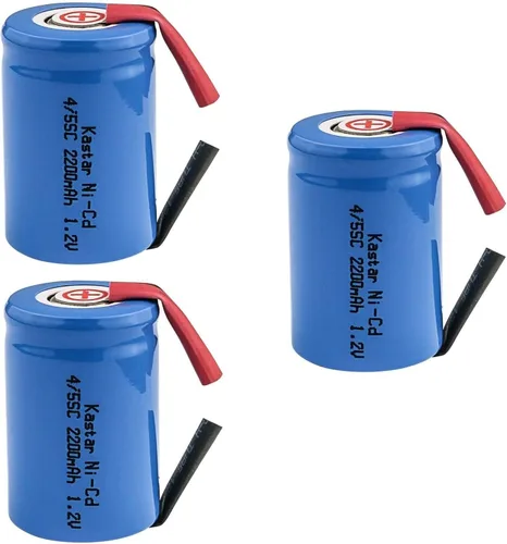 Miniatura 6 de Kastar Paquete de 1 batería NiCD 4/5 Sub-C con pestañas 1.2V 2200mAh repuesto para Remington 2B3 3BF1C 8BS3-1C 9BF21C MK1V PM 950 SM400 XLR 900 XLR