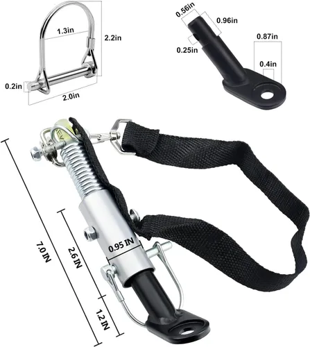 Miniatura 2 de Bike Trailer Hitch Connector Coupler Bicycle Adapter