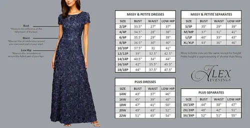 Miniatura 4 de Alex Evenings Vestido de terciopelo corto de manga tres cuartos para mujer talla grande