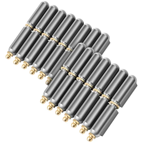 Miniatura 16 de Zonon 10 Piezas Bisagras de Barril Soldables de Acero al Carbono de 3 Pulgadas para Barbacoa Ahumador Bala Soldable Bisagra de Bala Bisagras de Zerk