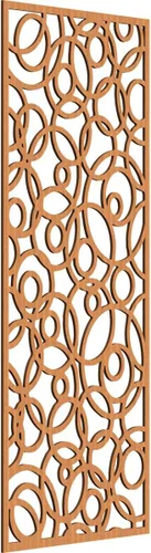 Miniatura 153 de Latrobe Paneles de pared decorativos de madera con calado, 9 3/8 pulgadas de ancho x 24 3/8 pulgadas de alto x 3/8 de alto, roble rojo rojo (Red Oak)