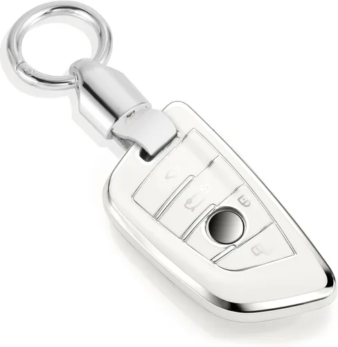 Miniatura 30 de para Cadillac - Funda para llavero con cuerda trenzada metálica, funda suave mejorada para 2020 en adelante CT4 CT5 CT6 XTS XT4 XT5 ATS, etc.