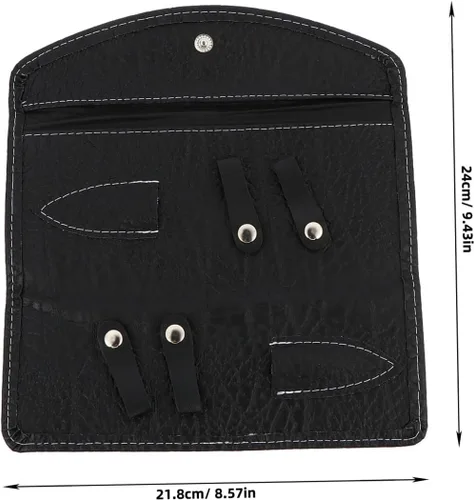 Miniatura 2 de 3 unids negro tijeras bolsa peluquería tijeras bolsa de tijera bolsa de estilista de pelo Tijera bolsa estilista de tijeras bolsa de tijeras