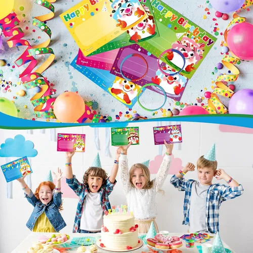 Miniatura 5 de Eaasty 60 piezas de marquesina You're a Star Student Certificados preescolar Tarjeta de premio Super Star Happy Birthday Pulsera de reconocimiento