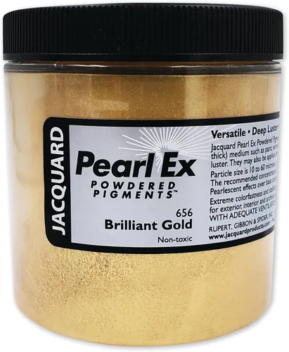 Miniatura 11 de Jacquard Pearl Ex Pigment Powder 0.75 oz negro carbón – Polvo de mica suelta para resina epoxi, acuarelas, tinta de caligrafía y arcilla – Polvo