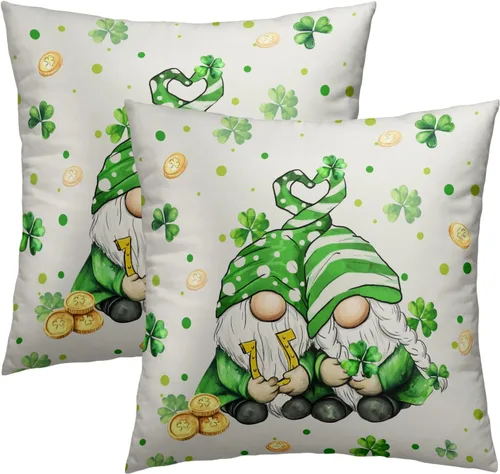 Miniatura 45 de Giwawa Juego de 2 fundas de almohada de calabaza otoñal de 16 x 16 pulgadas, fundas de cojín de algodón de madera de girasol para sofá, patio