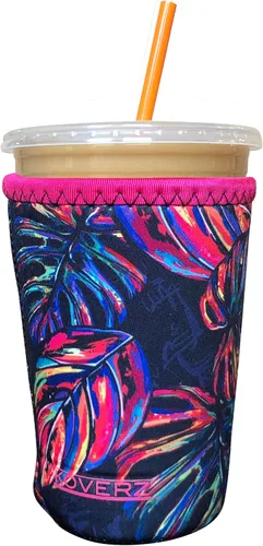 Miniatura 51 de Funda Koverz para café helado, funda aislante de neopreno para taza, se ajusta a una taza de café de 32 Oz., lavable y reutilizable, accesorios