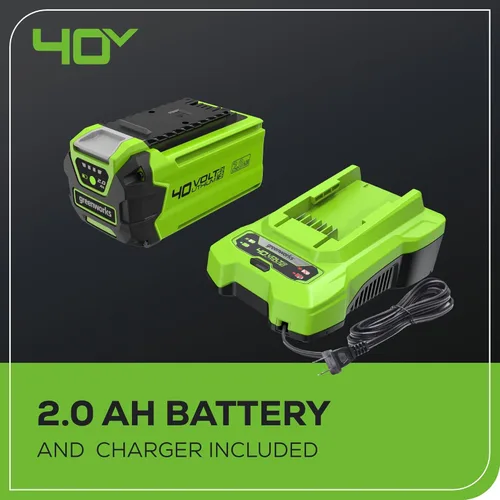 Miniatura 9 de Greenworks Sierra de poste de 40V de 8" + Cortasetos de poste, batería de 2.0Ah (Gen 1)