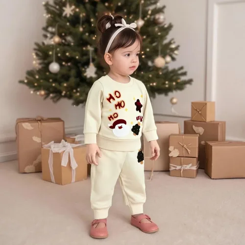 Miniatura 165 de Conjunto de camisa larga y divertida para bebé niño y niña, ropa de primera Navidad, 6, 12, 18, 24 meses, 2T