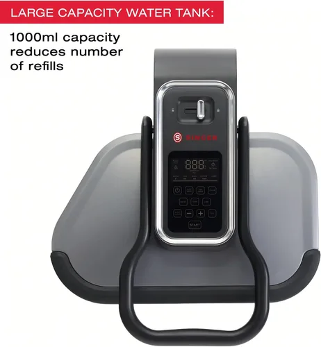 Miniatura 6 de SINGER® Prensa de vapor inteligente 2.0 (1600 W) - Nuevo lanzamiento Superficie de prensado antiadherente profesional de 20 pulgadas con controles