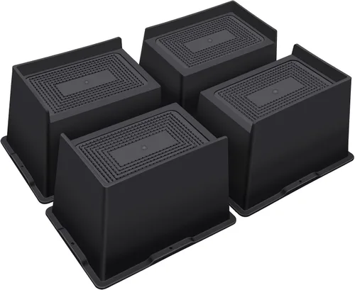 Miniatura 35 de ANNKUT Elevadores de cama de 2 pulgadas, resistentes, elevadores de sofá de gran tamaño, elevadores de muebles extra anchos para sofá, mesa