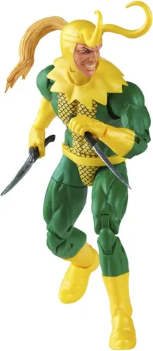 Miniatura 4 de Marvel Legends Series Loki - Figura de acción de embalaje retro de 6 pulgadas, 3 accesorios