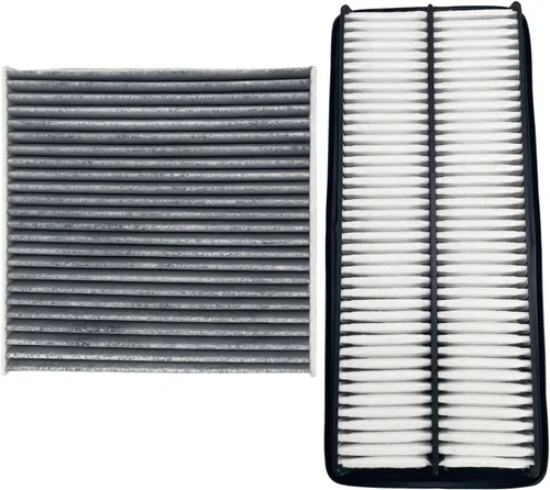 17220-RDA-A00 Filtro de aire de motor y 80292-SDA-A01 Juego de filtros de aire de cabina para Honda Accord V6 3.0L 2003-2007, Acura TL 2004-2006,