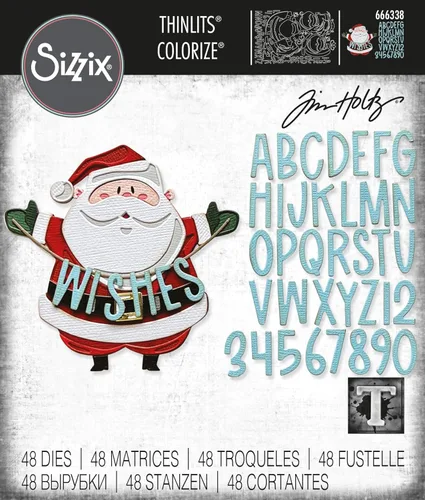 Miniatura 3 de Sizzix Thinlits 666338 - Juego de troqueles de metal y oblea, para álbumes de recortes, grabados en relieve, diario, 49 unidades Plata