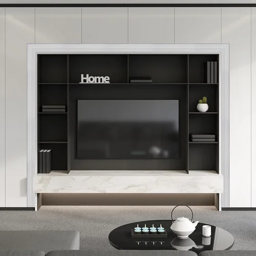 Miniatura 4 de YLL YLL Moldura de Corona Despegar y Pegar Espuma de Borde de Pared 3D Zócalo Borde de Papel Tapiz Autoadhesivo Moldura Base Flexible Trim Borde