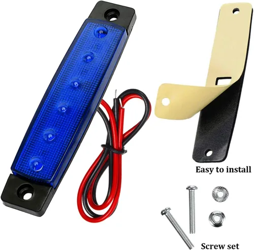 Miniatura 3 de 10 paquetes de luces LED de tira de roca impermeables, luces exteriores e interiores, luces de bajo brillo para ruedas y guardabarros, kits