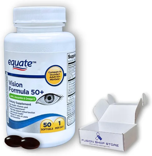 Vision Formula 50 Plus - Cápsulas blandas para la salud ocular, 50 unidades (paquete de 1), en caja por Fusion Shop Store