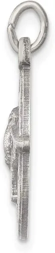 Miniatura 2 de Medalla de plata de ley envejecida estilo QC5906 0709in 0748in