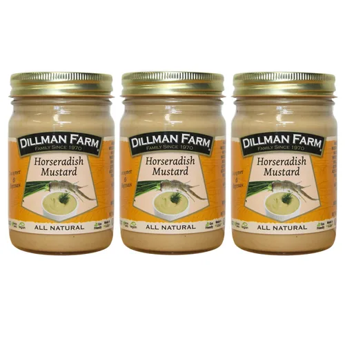Miniatura 8 de Dillman Farm All Natural Gourmet Dijon Mustard - Sin gluten, sin OMG, vegano, kosher, ecológico, sin conservantes, sin jarabe de maíz, fabricado