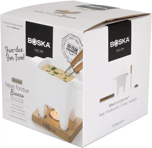 Miniatura 7 de Boska Tapas Fondue Bianco - para 174 gramos de queso derretido - 300 ml