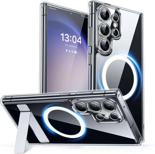 Miniatura 39 de CANSHN Funda diseñada para Samsung Galaxy A16-5G [protección completa de la cámara] [compatible con Magsafe] funda protectora trasera translúcida