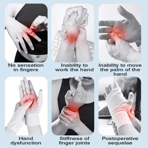 Miniatura 6 de BAUSATZ Guantes robóticos de rehabilitación para recuperación de accidentes cerebrovasculares, múltiples modos de entrenamiento, ajustes