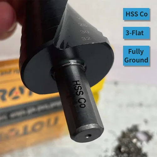 Miniatura 3 de Broca métrica de 0.157-1.260 in 5% de cobalto para acero inoxidable y metal duro (15 pasos)