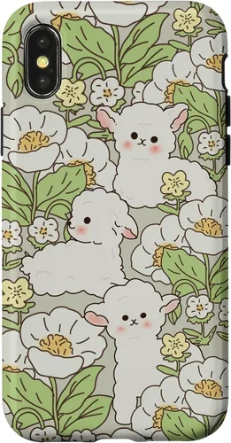 Miniatura 5 de Funda para iPhone 11 Pro Max con diseño de margaritas y cordero, flores de granjero