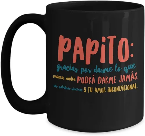 Miniatura 4 de Taza para Papá "El Mejor Papá del Mundo" Regalo emotivo y divertido para padre, abuelo o padrastro Taza personalizada con mensaje inspirador