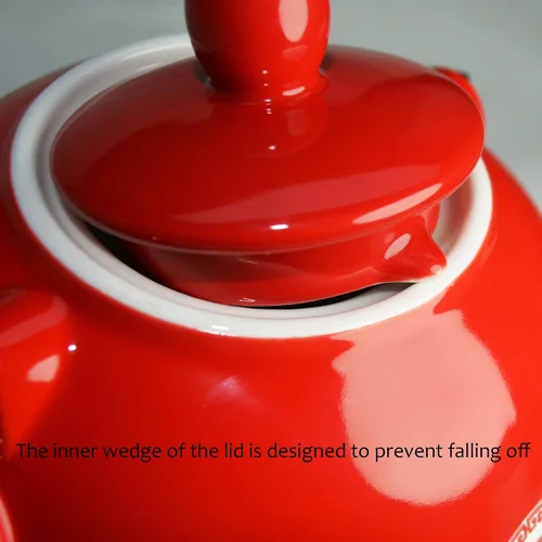 Miniatura 9 de Juego de regalo de té de porcelana china, tetera de servicio con 4 tazas y bandeja, elegante juego de ceremonia de té para adultos, decoración