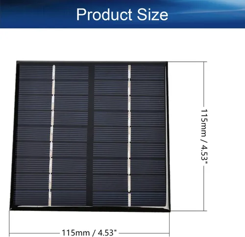 Miniatura 2 de Bettomshin 1 unidad de 9 V y 2 W, mini paneles solares, células solares policristalinas, módulo de panel micro solar para juguetes eléctricos 1