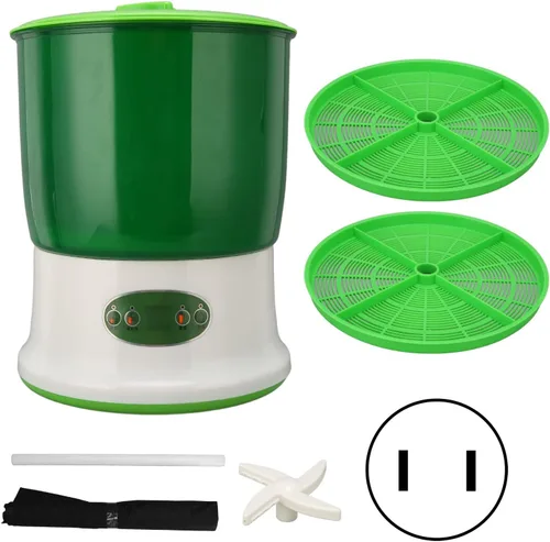 Miniatura 4 de Kit de cultivo de brotes de frijol, máquina de brotes de frijol, máquina de brotes de frijoles de gran capacidad, grado alimenticio, alta seguridad