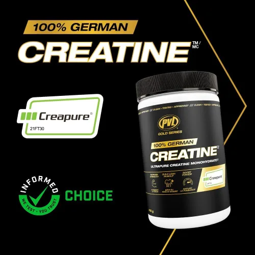 Miniatura 2 de PVL Creapure Creatina - 100% Puro Polvo de Monohidrato de Creatina Alemán - 82 Porciones - 410 g