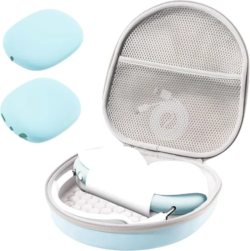 Miniatura 16 de ProCase Estuche Rígido para AirPods Max, Estuche de Viaje Portátil para Auriculares con Cubierta de Silicona para Almohadillas y Bolsillo de Malla