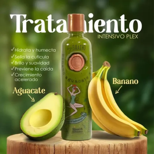 Miniatura 5 de RITUAL BOTANICO Tratamiento Reparador Intensivo PLEX de Origen Botánico con Banano y Aguacate Crecimiento Acelerado del Cabello, mayor brillo
