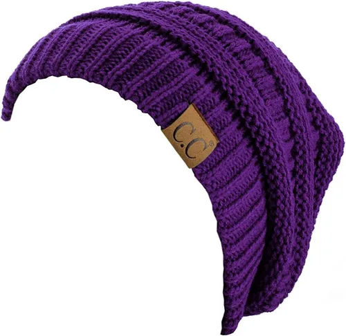 Miniatura 343 de C.C Trendy Warm Chunky Soft Stretch Cable Knit Beanie