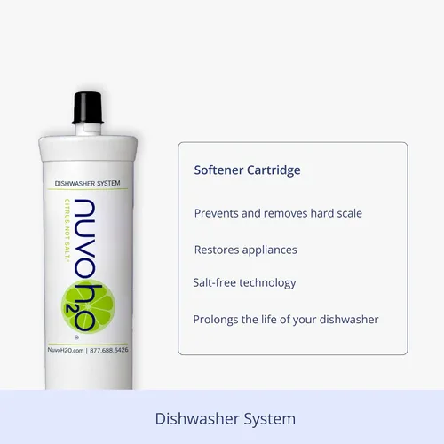 Miniatura 2 de NuvoH2O Sistema de lavaplatos: evita y elimina las incrustaciones de agua dura, prolonga la vida útil del lavavajillas, compacto y fácil de instalar