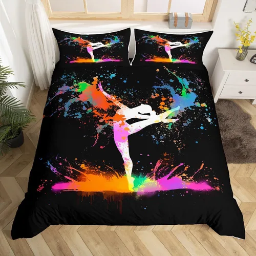 Miniatura 10 de Funda de edredón de caballo blanco y marrón, juego de ropa de cama 3D de animales de granja occidental para niñas y niños, funda de edredón