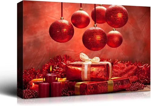 Miniatura 30 de Denozer - Arte de pared de muñeco de nieve de Navidad, impresiones artísticas sobre lienzo para dormitorio, sala de estar, decoración de pared