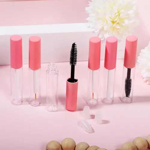 Miniatura 7 de 6 tubos de rímel vacíos con varitas rellenables, recipientes cosméticos para delineador de pestañas y brillo de labios, uso diario y viajes