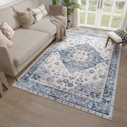 Miniatura 11 de Hargiis Alfombra de área, 2 x 3, antideslizante, lavable, alfombra para puerta interior, alfombra para dormitorio, cocina, entrada o baño, alfombra
