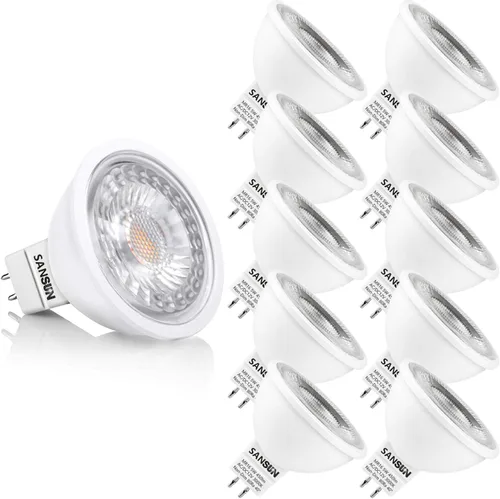 Miniatura 9 de Bombillas LED para Paisajismo MR16 de 5W, Bajo Voltaje 12V Reemplazo de Halógeno de 50W para Reflector de Paisajismo Exterior y Luz de Riel 2700K
