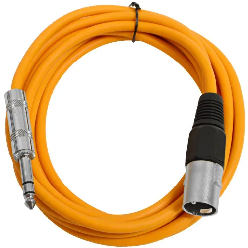 Miniatura 24 de Seismic Audio - SATRXL-M2 - Cable de conexión XLR negro de 2 pies macho a 1/4" TRS