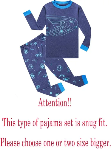 Miniatura 2 de KikizYe Pijama de manga larga para niños pequeños