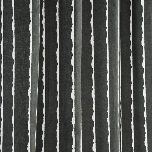 Miniatura 8 de HPD Half Price Drapes Cortinas abstractas con estampado a rayas de 108 pulgadas de largo, cortinas de algodón de lujo (1 panel), cortinas