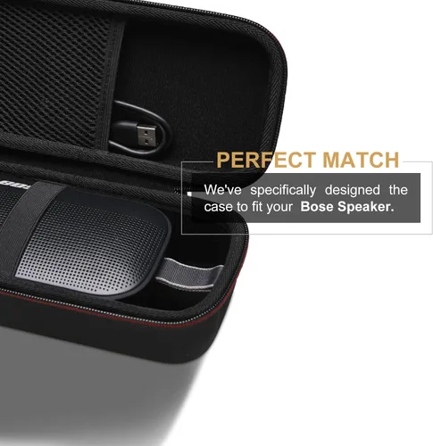 Miniatura 2 de LTGEM - Funda para altavoz compatible con altavoz Bluetooth portátil Anker Soundcore Motion 300, bolsa de almacenamiento de viaje para oficina