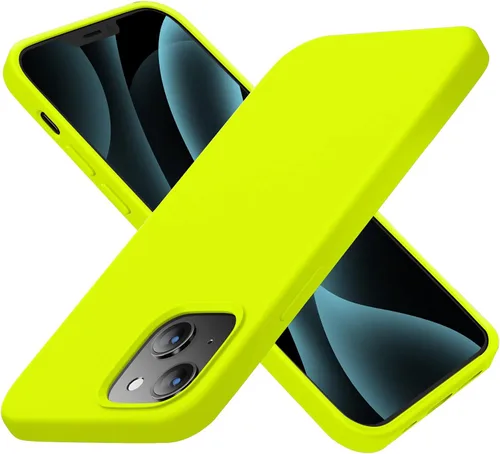Miniatura 16 de Cordking Funda diseñada para iPhone 13, diseñada para iPhone 14, funda ultradelgada de silicona, funda protectora a prueba de golpes